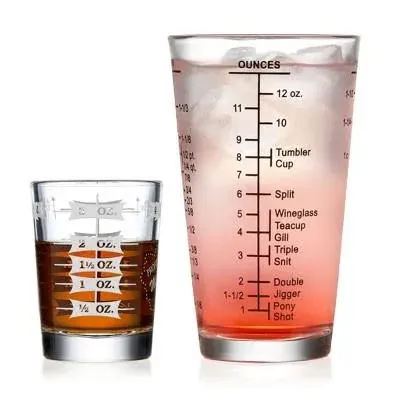 Libbey Mixologist Essentials 2-Piece Measuring Glass Set