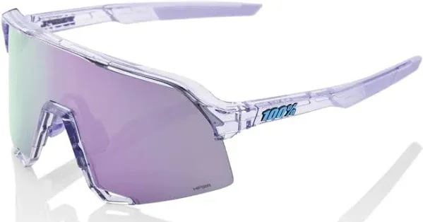 100 Percent S3 HiPER Lavender Mirror Lens Sunglasses Translucent Lavender Frame