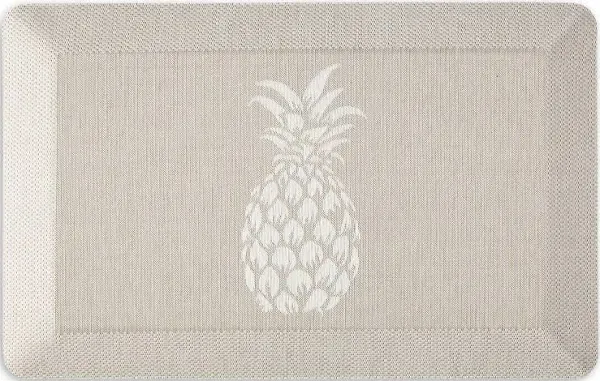 Martha Stewart Aloha Modern Pineapple Anti-Fatigue Kitchen Mat