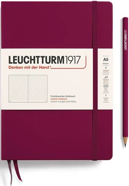 Leuchtturm1917 A6 Pocket Softcover Dotted Notebook - Black