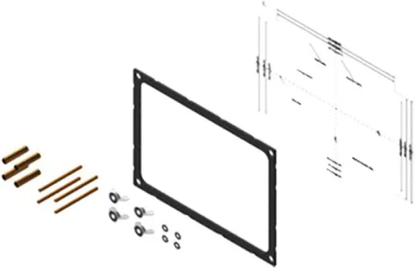 SIMRAD DASH MOUNT KIT GO9 XSE/VULCAN 9 000-13699-001