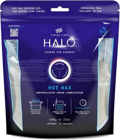 Finish Line Halo Hot Wax Bicycle Chain Lubricant