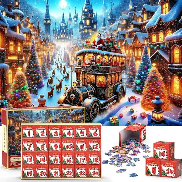 Christmas Advent Calendar 2024 Jigsaw Puzzle