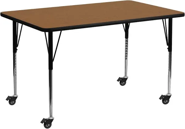 Flash Furniture Wren Rectangular Adjustable Activity Table