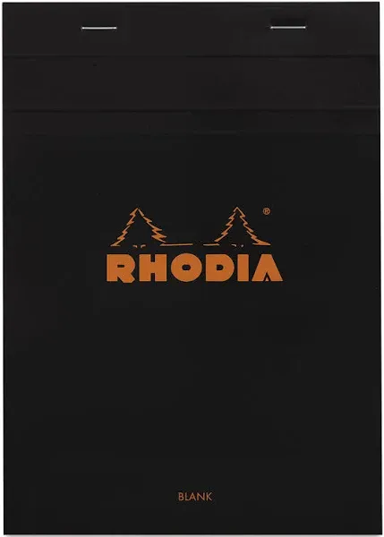 Rhodia A5 Black Notebook Dot Grid Sheets