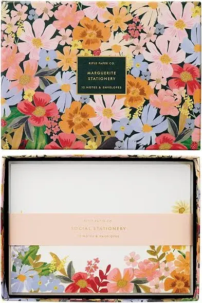 Rifle Paper Co. Social Stationery Set Marguerite