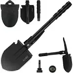 iunio Folding Shovel, Portable, Camping Shovel Multitool, Foldable Entrenching Tool