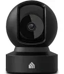 Kasa Smart Indoor Pan-Tilt Home Security Camera - Black (EC71)