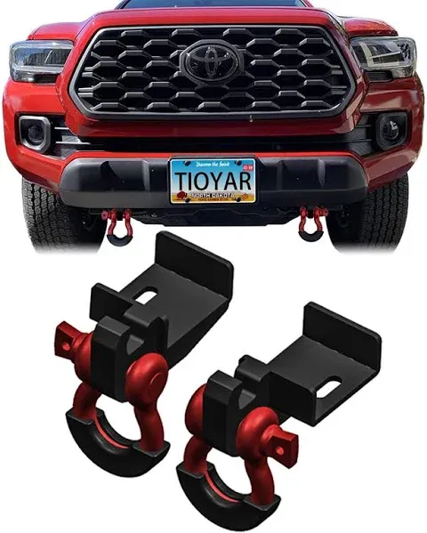 JY Performance Front Demon Tow Hook Brackets for Toyota Tacoma 2009-2023