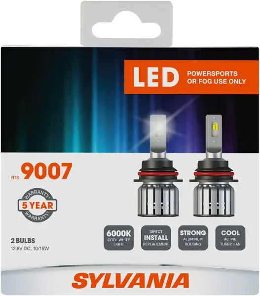 Sylvania 9007 LED Fog & Powersports Bulb 9007SL.BX2