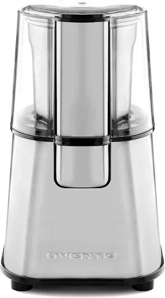 OVENTE Electric Coffee Grinder 2.1 Ounce Cup Fresh Grind with 2 Blade Stainle...