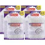 The Doctor's BrushPicks Interdental Toothpicks, 1,100 Picks, Pack of 4, Basic