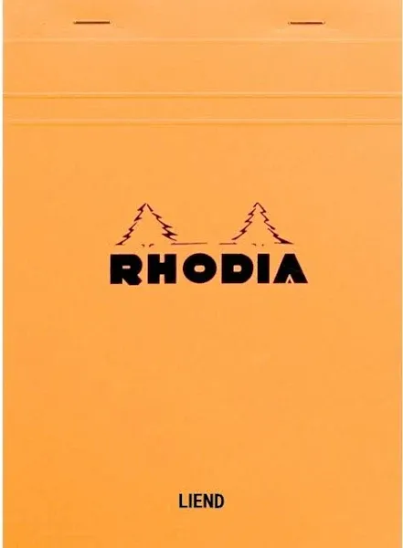 Rhodia No. 16 Staplebound 6 x 8.25 Notepad in Orange