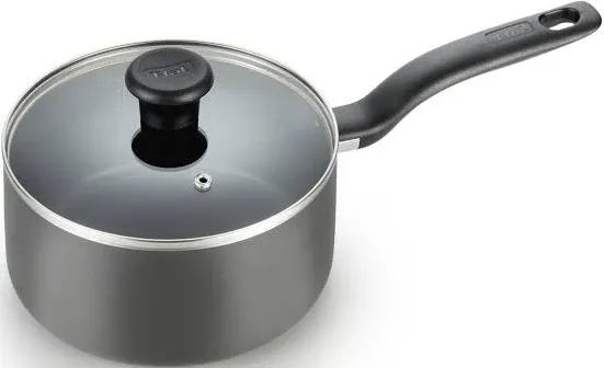 T-Fal Initiatives 3 qt. Saucepan - Black