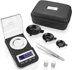 Smart Weigh High Precision Milligram Digital Scale, 50 x 0.01g Black