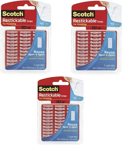 Scotch R101 Restickable Strips