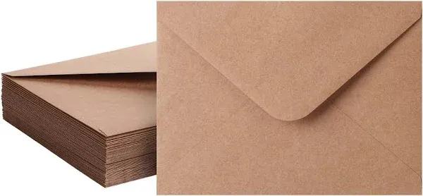 Mr. Pen- Kraft Envelopes, 39 Pack, 5 x 7 Inch, A7 Envelopes, Brown Envelopes, Card Envelopes, Kraft Paper Envelopes, Invitation Envelopes, Postcard Envelopes