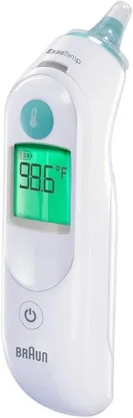 Braun ThermoScan 6 Ear Thermometer with Color-Coded Digital Display (1586)