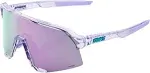 100% Sunglasses S3 - Polished Translucent Lavender - HiPER Lavender Mirror Lens