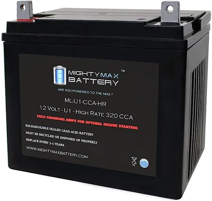 ML-U1-CCAHR 12V 320CCA Battery for Craftsman 25780 Lawn Tractor Mower