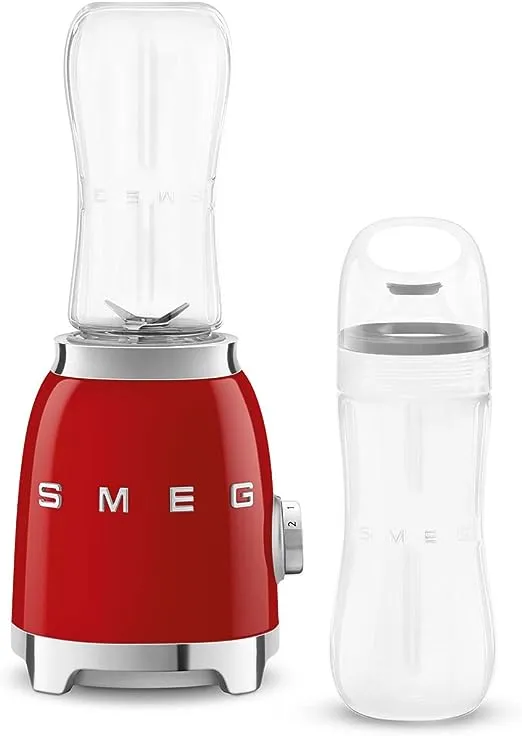 "Smeg 50's Retro Style Aesthetic Red Personal Blender"