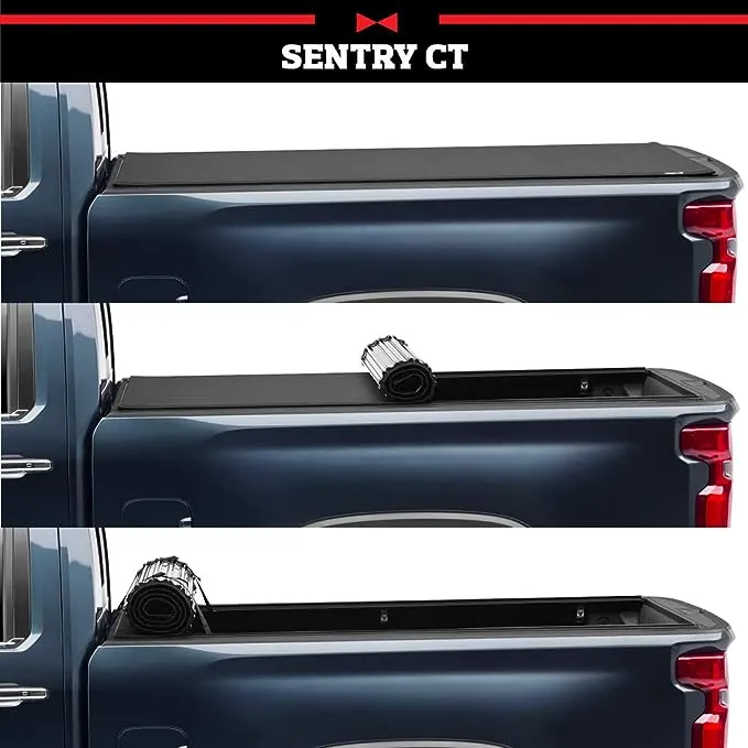 RealTruck TruXedo Sentry CT Hard Rolling Truck Bed Tonneau Cover | 1579616 | Fits 2017 - 2024 Ford F-250/350/450 Super Duty 8' 2" Bed (98.1")