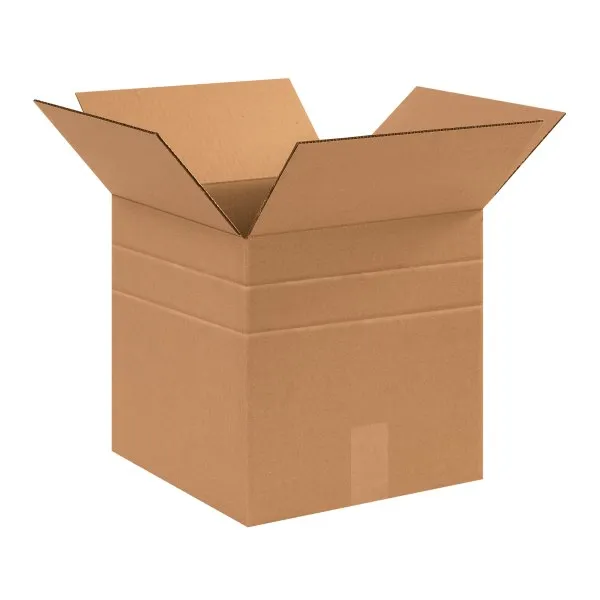 Corrugated 12x12x12 Shipping Boxes (Case of 25), Brown