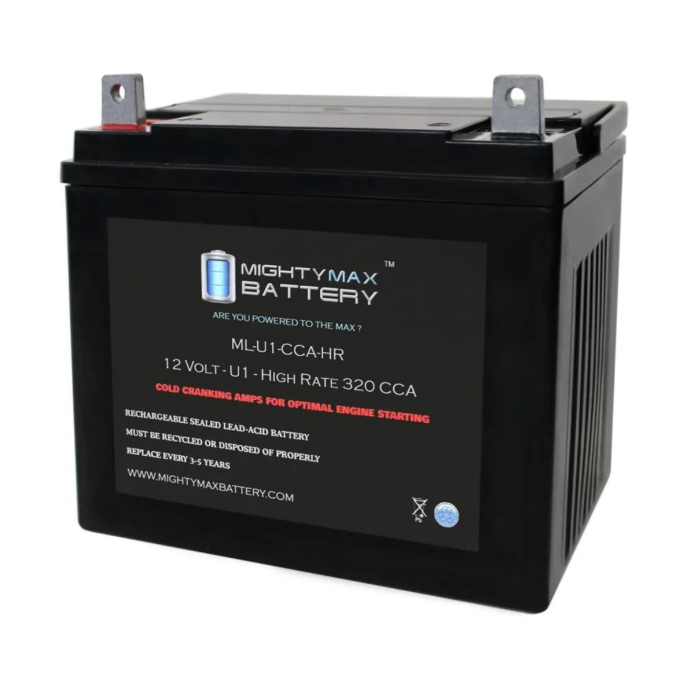 Mighty Max Battery 12V 320CCA for Husqvarna Turf Tiger Mower Rechargeable Sealed Lead Acid 12350 Backup Power Batteries Lowes.com