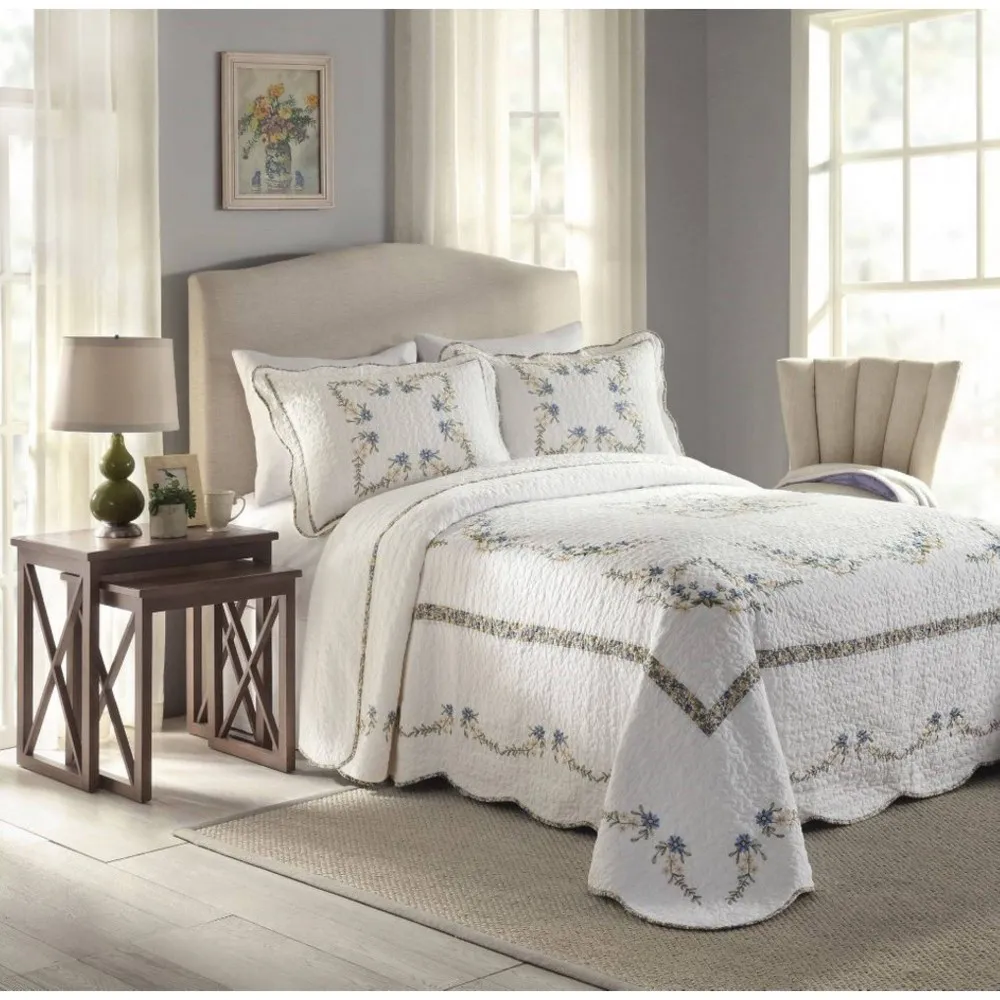 Modern Heirloom Heather Queen Bedspread