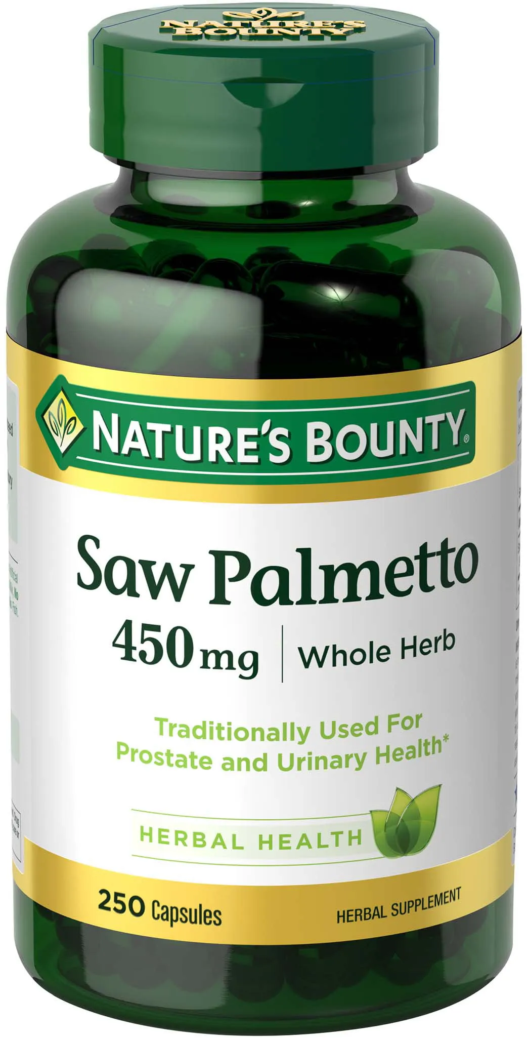 Nature's Bounty Saw Palmetto 450 mg - 250 Capsules