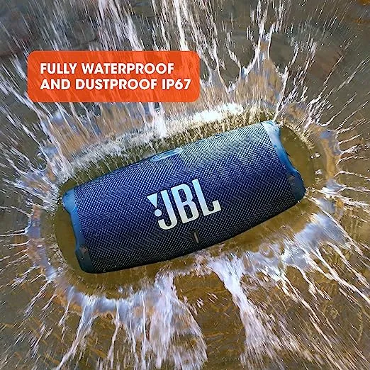 JBL CHARGE 5 - Portable Waterproof (IP67) Bluetooth Speaker with Powerbank USB Charge out, 20 hours playtime, JBL Partyboost (Red)