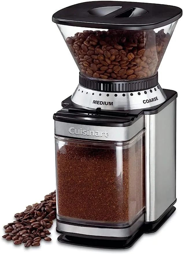 Touchscreen Burr Grinder, 7.34"(L) x 5.0"(W) x 11.14"(H), 14 cups