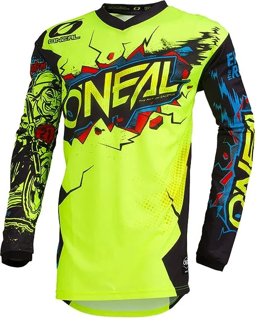 O'Neal Element Villain Jersey, Youth S / Neon Yellow