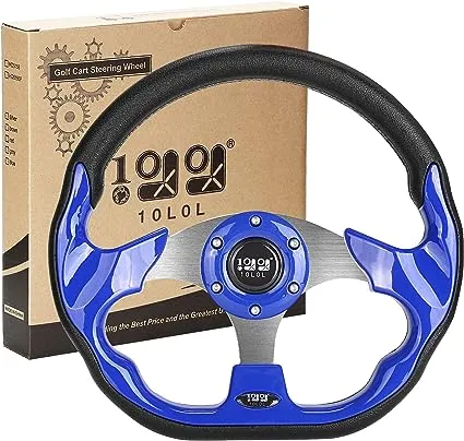 10L0L Golf Cart Steering Wheel for Yamaha EZGO TXT RXV Club Car DS Precedent