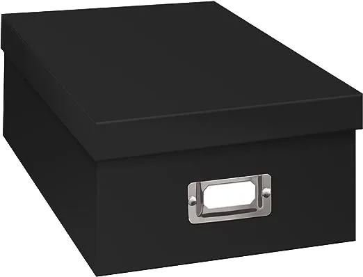 Pioneer Photo Albums Photo Storage Box, Black