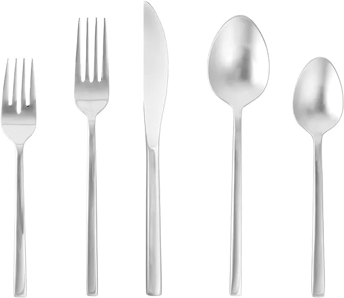 Fortessa Arezzo 18/10 Stainless Steel Flatware 5 Piece Place Setting