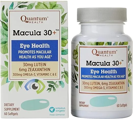 Quantum Health Macula 30+ Eye Health 60 Softgels