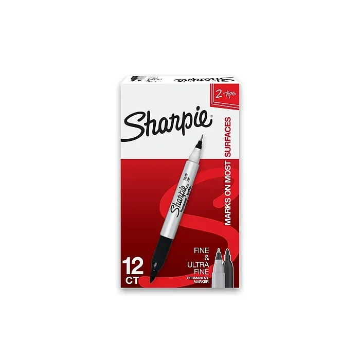 Sharpie Twin Tip Fine Point and Ultra Fine Point Permanent Markers