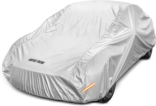 Motor Trend SafeKeeper All Weather Car Cover - Advanced Protection Formula - Waterproof 6-Layer for Outdoor Use, for Sedans Up to 210" L