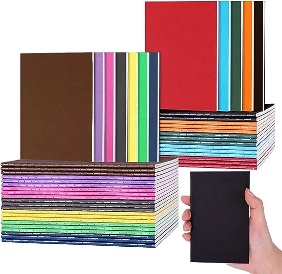 Jekkis 48 Pack Mini Notebooks Bulk, Small Pocket Notebook Set, Colorful Notepad Bulk, Mini Journal Memo Notepads, 3.5"x5.5", 24 Sheets/48 Pages, Lined