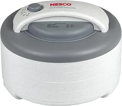 Nesco FD-61 Snackmaster Encore Food Dehydrator for Great Jerky and Snacks, 4 Trays, Gray