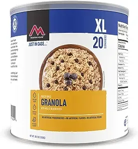 Mountain House Granola with Milk & Blueberries #10 Can