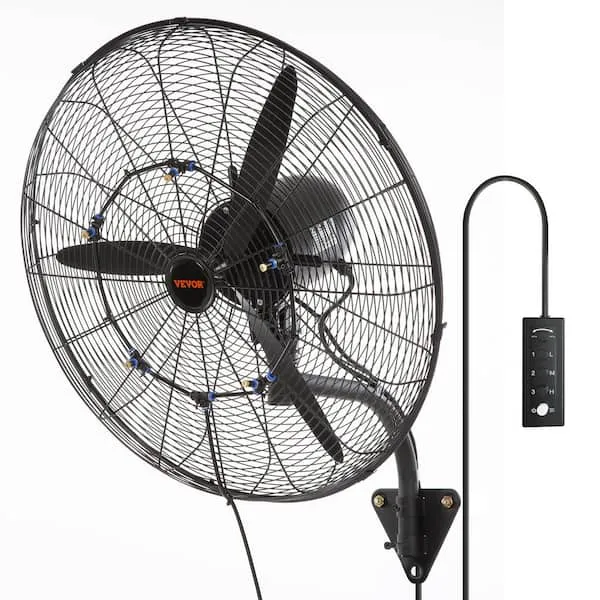 VEVOR 24 Inch Wall-Mount Misting Fan