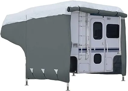 Classic Accessories Overdrive Polypro 3 Deluxe Camper Cover, Fits 8' - 10'