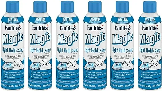 Faultless Starch 00502 Magic Sizing Fabric Finish, 20 oz (Pack of 6)