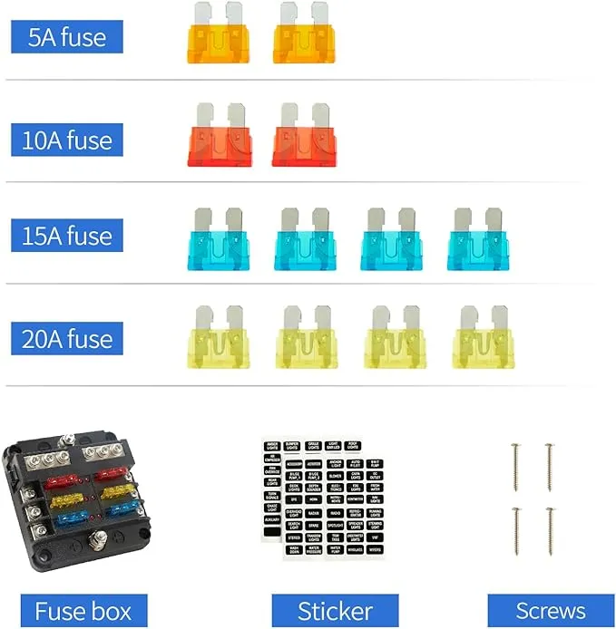 Soyond 12 Volt Fuse Block