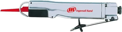 Ingersoll Rand 429 Air Reciprocating Saw, Heavy Duty, Lock Out Lever, 6 Cutting Blades, Positive Blade Retainer, 10,000 Strokes Per Min, Silver