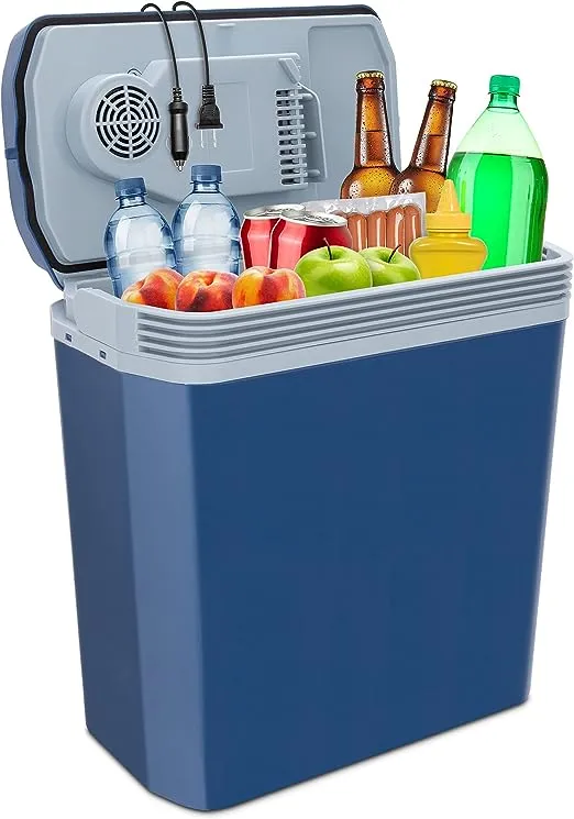 Ivation 24 L Electric Cooler & Warmer Portable Electric Travel Cooler 