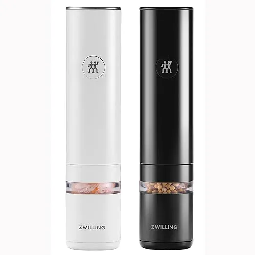 ZWILLING Enfinigy 2-pc Electric Salt/Pepper Mill SetZWILLING Enfinigy 2-pc Electric Salt/Pepper Mill Set