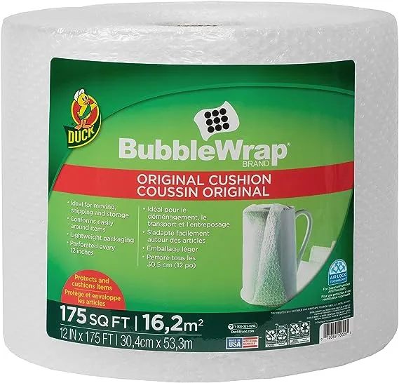 Duck Brand Small Bubble Cushioning Wrap